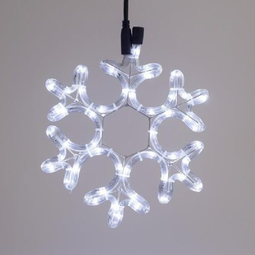 Χιονονιφάδα Led Ψυχρό Φως με καλώδιο - Christmas snowflake light LED