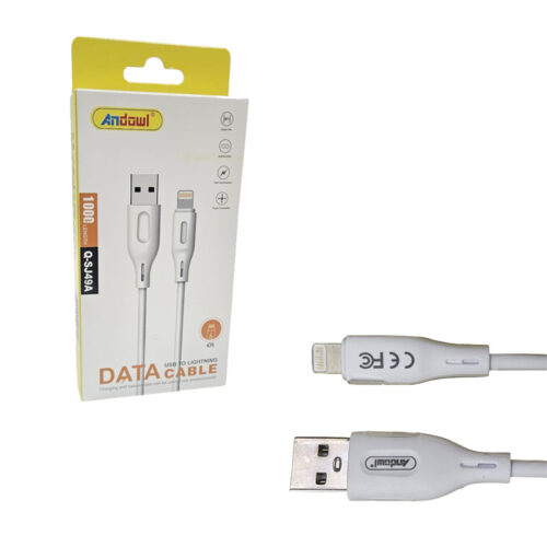 Andowl Καλώδιο Φόρτισης και Δεδομένων USB σε Lightning Q-SJ49A - USB to Lightning Data Cable