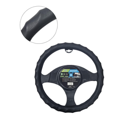 Universal Κάλυμμα Τιμονιού Δερματίνη 37,5–39,5cm - Steering Wheel Cover Leatherette
