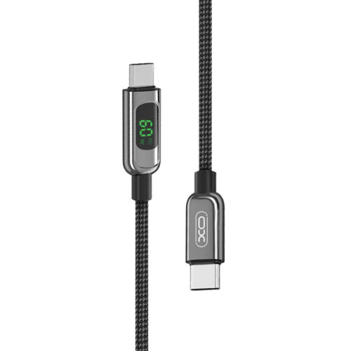 XO Cable Type-C - Type-C, 1m, 60W, NB-Q203B black