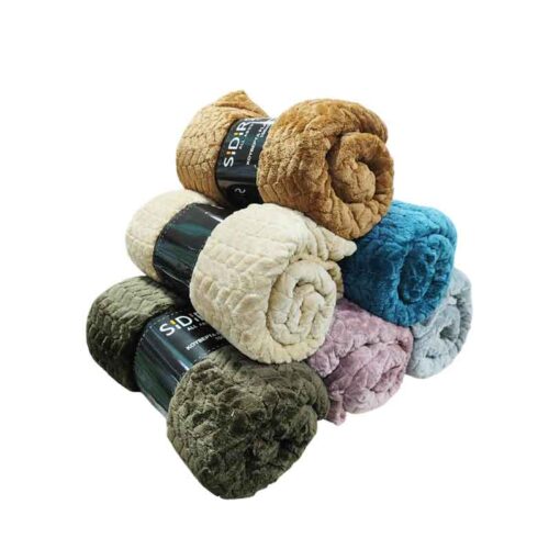 Sidirela Κουβέρτα Fannel Zig-Zag 150x220cm – Fleece Blanket