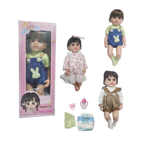 Κούκλα Μωρό με Αξεσουάρ 45cm - Lovely Baby Reall Doll