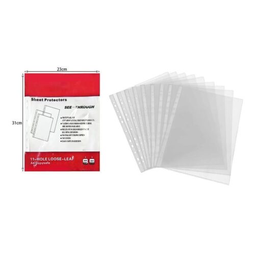 XMZ Ζελατίνες Α4 100τεμ - Sheet Protectors A4 100pcs