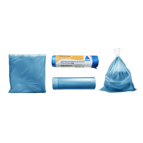 Σακούλες Απορριμάτων με Κορδόνι 52x75cm 10τμχ - Plastic bags 10pcs