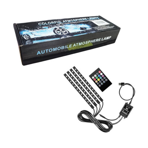 Σύστημα Κρυφού Φωτισμού LED Αυτοκινήτου με Τηλεχειριστήριο - Car atmosphere lights