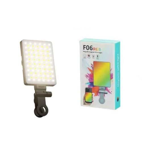 LED Φωτιστικό RGB για Κινητό & Βίντεο F06 – RGB LED Video Light for Smartphone