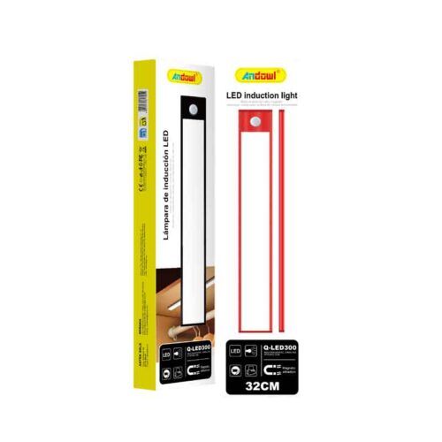 Andowl LED Φωτιστικό Ντουλαπιού με Αισθητήρα Κίνησης Q-LED300 - USB Rechargeable LED Induction Light