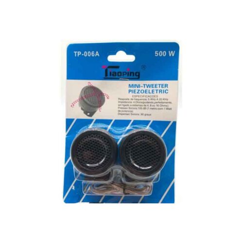 Tiaoping Σετ Tweeter Ηχεία Αυτοκινήτου 500W TP-006A – Μαύρο 2τμχ - Car speakers