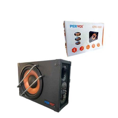Pervoi Αυτοενισχυόμενο Subwoofer Αυτοκινήτου 10″ 12V CTC-1031 – Active subwoofer