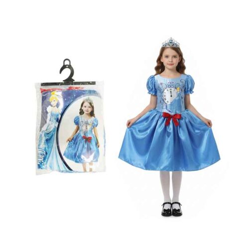 Παιδική Στολή Πριγκίπισσας σε Μπλε Χρώμα – Kids Blue Princess Costume