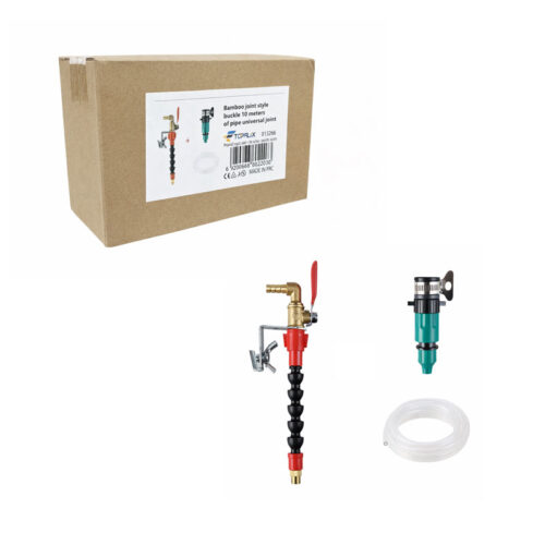 Σετ Συστήματος Άρδευσης 10 Μέτρων με Εύκαμπτο Σωλήνα και Ρυθμιζόμενο Ψεκαστήρα - Bamboo Joint Style Buckle 10 Meters of Pipe Universal Joint