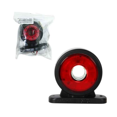 Φώτα όγκου - Στρογγυλό Πίσω Φως Θέσης Κόκκινο για Τρέιλερ και Ρυμουλκούμενα – Round Red Rear Marker Light for Trailer