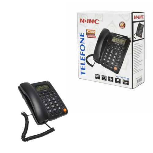 NINC Ενσύρματο Τηλέφωνο Γραφείου με Αναγνώριση Κλήσεων KX-T897CID - Wired Desk Telefone