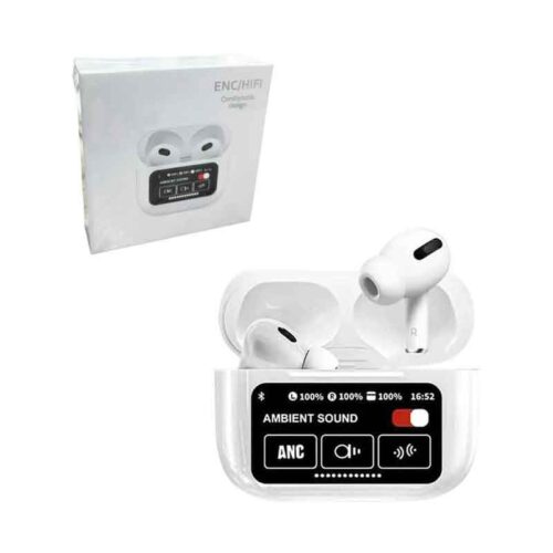 Ασύρματα Ακουστικά Bluetooth Με Οθόνη Αφής Και ENC – Wireless Bluetooth Earbuds With Touch Screen And ENC