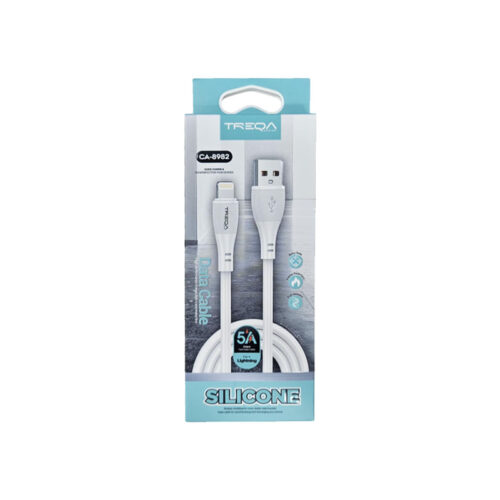 Treqa Καλώδιο Φόρτισης και Δεδομένων USB σε Lightning Σιλικόνης - USB to Lightning Silicone Data Cable