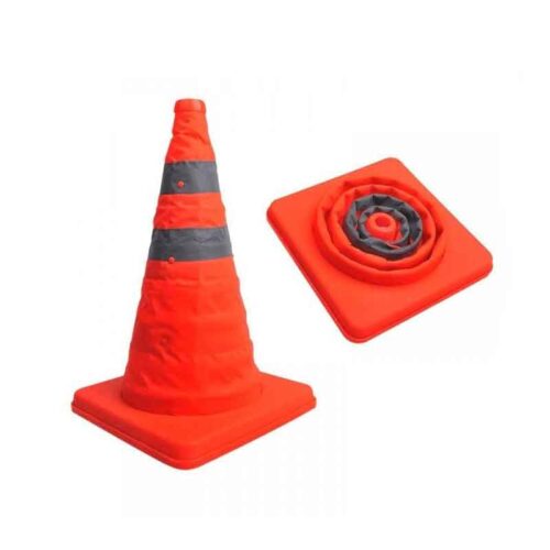 Πτυσσόμενος Κώνος Σήμανσης 35cm – Collapsible Safety Traffic Cone