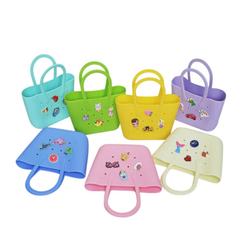 Παιδική Τσάντα Σιλικόνης με Σχέδια – Kids Silicone Handbag with Charms