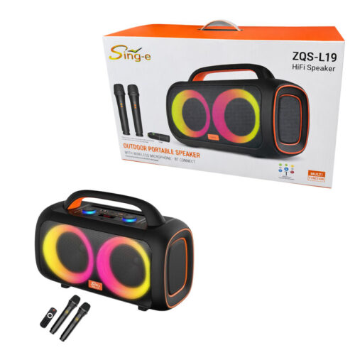 Sing-e Φορητό Ηχείο Karaoke Bluetooth Με 2 Μικρόφωνα ZQS-L19 - Outdoor Portable Speaker