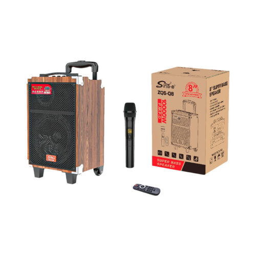 Sing-e Φορητό Ηχείο Καραόκε με Ισχυρό Μπάσο και Μικρόφωνο 40W ZQS-Q8 - Super Bass Speaker