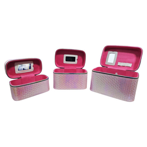 Σετ Νεσεσέρ Καλλυντικών με Υφή Γοργόνας 3 Τεμαχίων - Mermaid Texture Makeup Case Set 3 Pieces