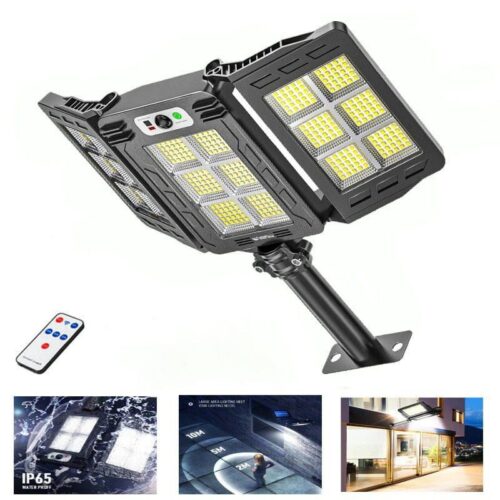 Ηλιακό Φωτιστικό Επιτοίχιας Τοποθέτησης με τηλεχειριστήριο W785-6 – Intergrated foldable solar wall light