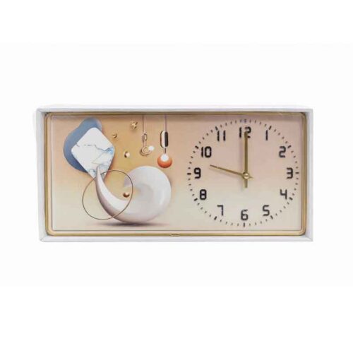Ορθογώνιο Ρολόι Τοίχου Διακοσμητικό - Rectangular Decorative Wall Clock