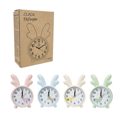 Παιδικό Επιτραπέζιο Ρολόι Με Κερατάκια – Kids Table Alarm Clock With Antlers