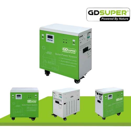 Ηλιακό Σύστημα Ενέργειας 1500W με Inverter Χαμηλής Συχνότητας & MPPT GD-79 - 1500W Solar Power System with Low Frequency Inverter & MPPT