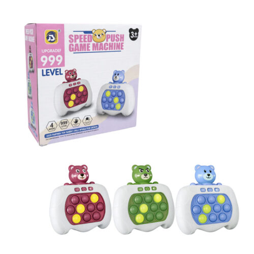 Παιχνίδι Αντίδρασης Push Pop Με Φωτάκια και Ήχους - Speed Push Game Machine