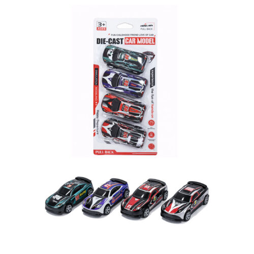 Σετ Παιδικά Μεταλλικά Αυτοκινητάκια 4τμχ – Die Cast Car Model