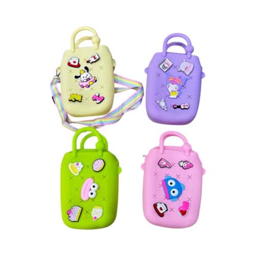 Παιδικό Τσαντάκι Σιλικόνης με Σχέδια – Kids Silicone Handbag with Charms