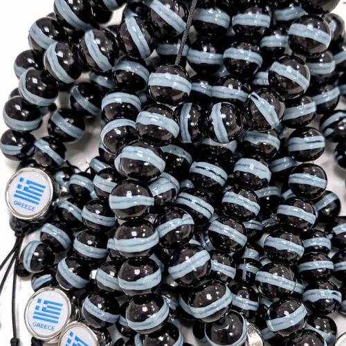 Κομπολόι Γυαλιστερό με Χάντρες 23εκ - Glossy Beaded Worry Beads