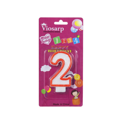 Κερί Γενεθλίων 2 – Birthday Number Candle Happy Birthday