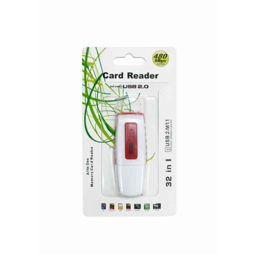 Αναγνώστης Καρτών Μνήμης USB 2.0 32 σε 1 – USB 2.0 Memory Card Reader 32 in 1