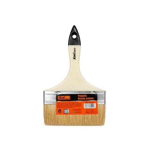 KMT Πινέλο Βαφής 150mm Πλακέ με Πλαστική Λαβή - Flat Paint Brush with Plastic Handle