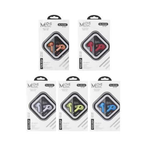 Ενσύρματα Ακουστικά με Μικρόφωνο EV194 – Wired Earphones with Microphone