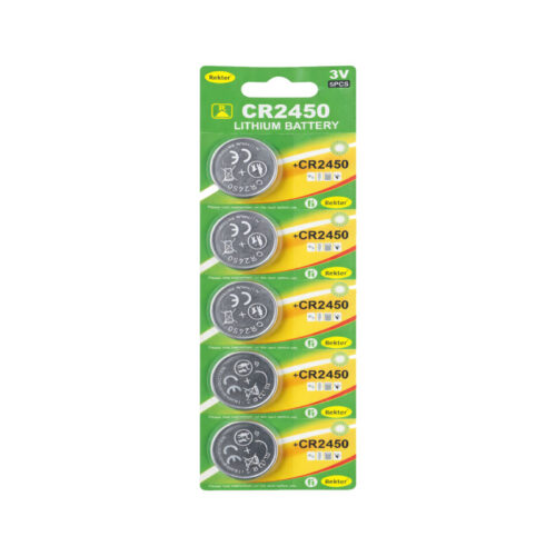 Μπαταρίες Λιθίου CR2450 3V Σετ 5 Τεμαχίων - CR2450 3V Lithium Batteries 5 Pack