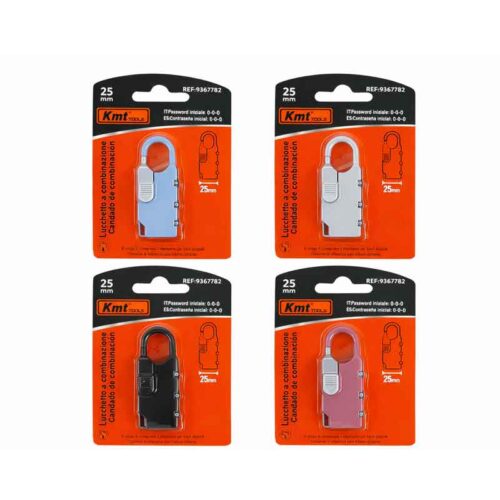 Λουκέτο Ασφαλείας 25mm με Συνδυασμό - 25mm Combination Padlock
