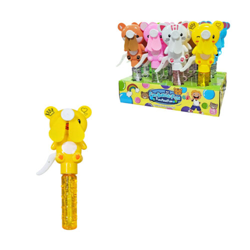 Παιδικό Παιχνίδι Σαπουνόφουσκες με Ανεμιστηράκι Ζωάκι 16τμχ - Kids Bubble Fan Animal Toy 16pcs