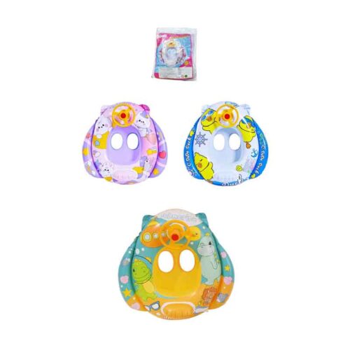 Sainteve Παιδικό Σωσίβιο Φουσκωτό Θαλάσσης Με Τιμόνι 76cm (30″) SY-A2068 - Baby boat