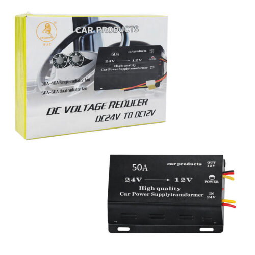 EJC Μετασχηματιστής/Μετατροπέας Αυτοκινήτου DC24V σε DC12V 50A - Car DC Voltage Reducer