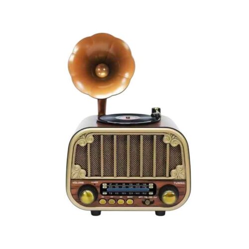 Ρετρό Φορητό Ραδιόφωνο Bluetooth FM AM SW με USB TF AUX NEIER MD-1318BT - Retro Portable Bluetooth Radio FM AM SW with USB TF AUX NEIER MD-1318BT
