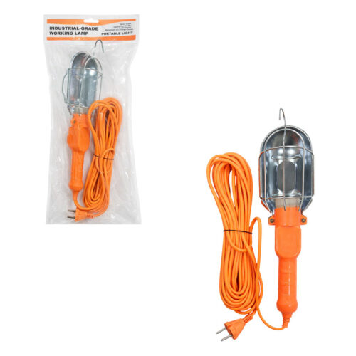 Φορητή Λάμπα Συνεργείου με Καλώδιο και Γάντζο - Portable Industrial Working Lamp
