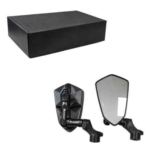 Καθρέφτες Μηχανής Universal CNC Αλουμινίου - Universal CNC Aluminum Motorcycle Mirrors Set