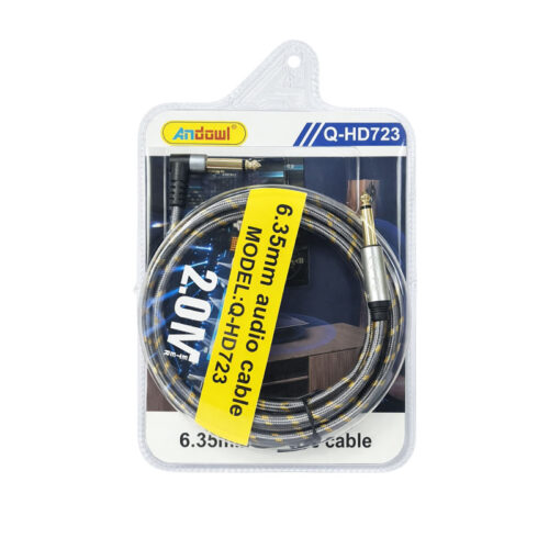 Andowl Καλώδιο Ήχου 6.35mm σε 6.35mm 2.0M Q-HD723 - Audio Cable