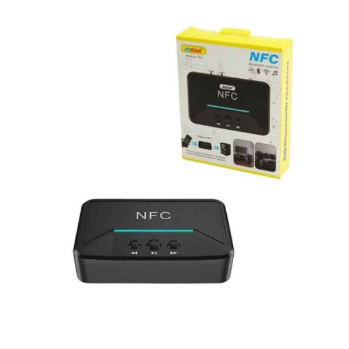 Ασύρματος Αναμεταδότης Ήχου Bluetooth/NFC Andowl (J) Q-T92 – Μαύρο - Wireless Receiver