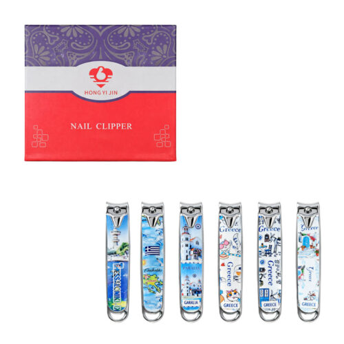 Νυχοκόπτης Με Σχέδια Ελλάδας 12τμχ - Greece Design Nail Clipper 12pcs