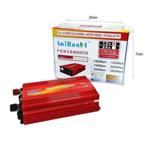 LaiRunH Inverter Αυτοκινήτου 500W 12V – Power Inverter