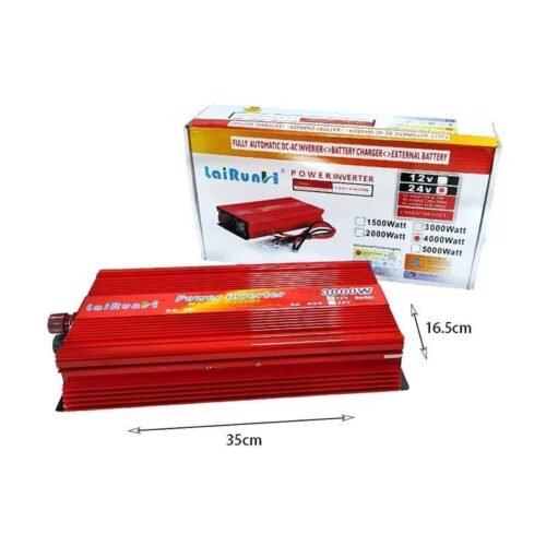 LaiRunH Inverter Αυτοκινήτου 4000W 12V – Power Inverter