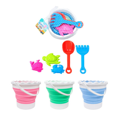 Παιδικό Σετ Παραλίας με Κουβαδάκι και Αξεσουάρ - Kids Beach Set with Bucket and Accessories